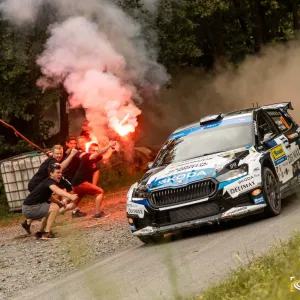 Nejrychlejší pekař dobyl Zlín. Adam Březík ovládl 55. Barum Czech Rally Zlín
