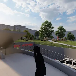 U polikliniky ve Zlíně vznikne podzemní parkovací dům. Už příští rok