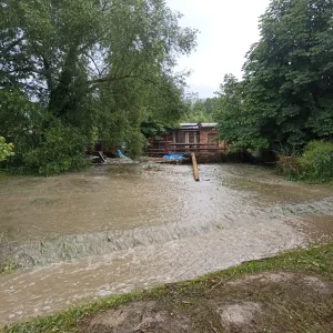 Blesková povodeň zasáhla Valašské Klobouky i Luhačovice