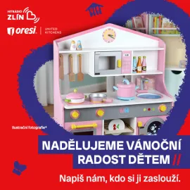 Oresi a Hitrádio Zlín nadělují vánoční radost dětem, kde na dárky nejsou peníze