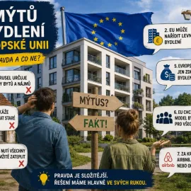 Sedm mýtů o bydlení a EU: ceny, zateplování, Airbnb a další