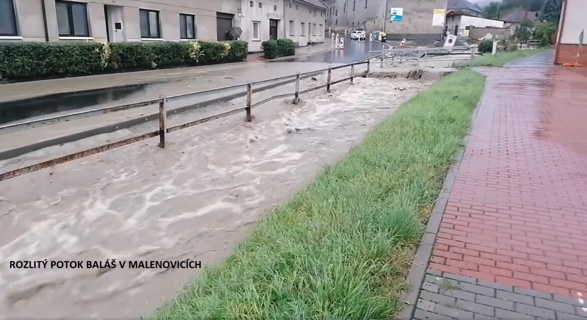 Dřevnice ve Zlíně je na trojce, měla by ale brzy klesat