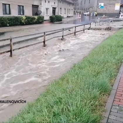 Dřevnice ve Zlíně je na trojce, měla by ale brzy klesat