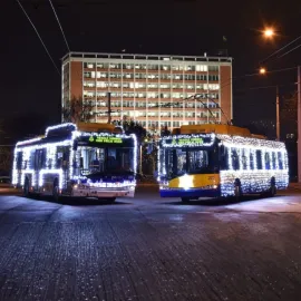 Letos máme větší šanci se projet vánočním trolejbusem