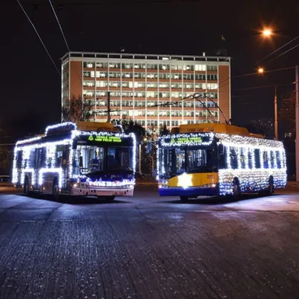Letos máme větší šanci se projet vánočním trolejbusem