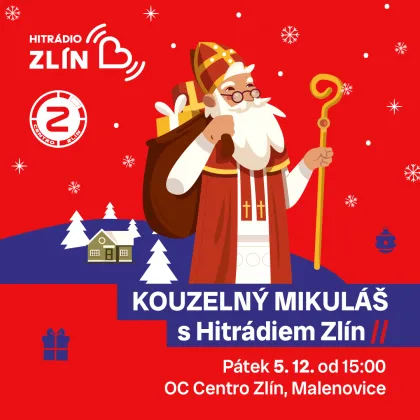 Kouzelný Mikuláš s Hitrádiem Zlín: Zážitek, který rozzáří dětské oči