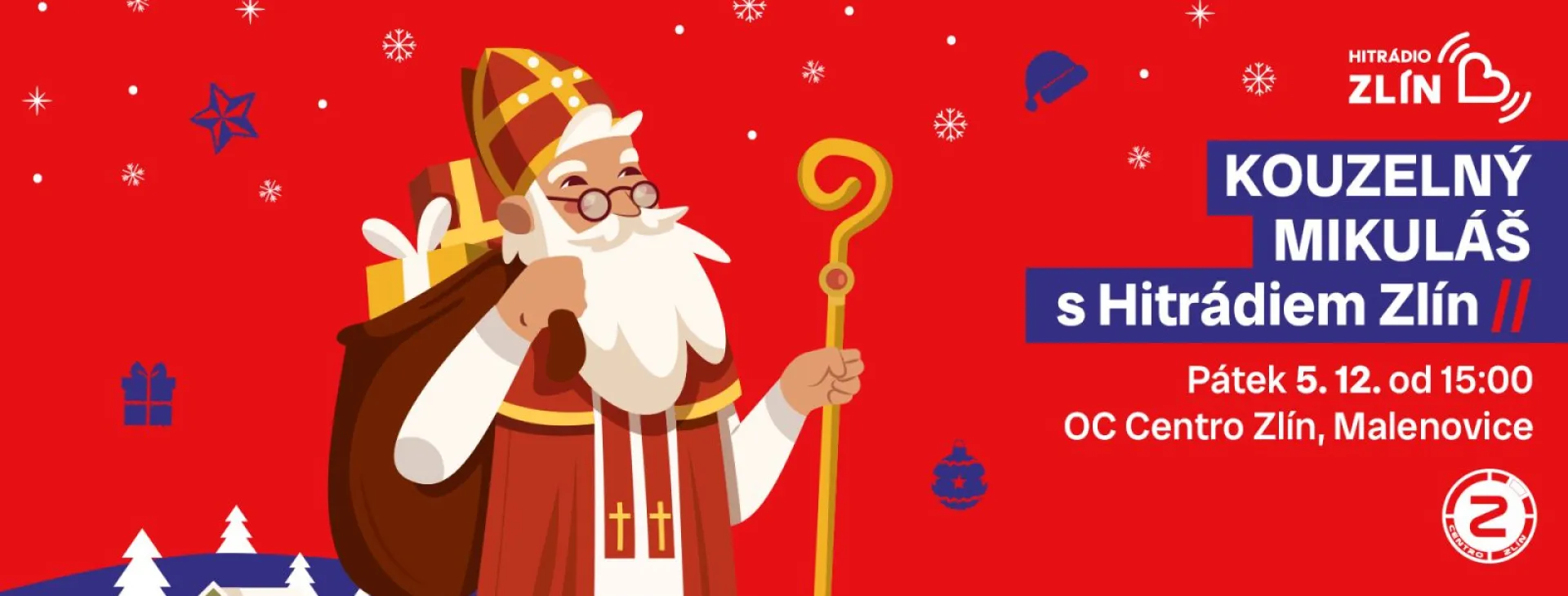 Kouzelný Mikuláš s Hitrádiem Zlín