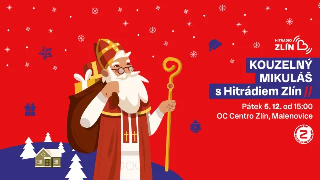 Kouzelný Mikuláš s Hitrádiem Zlín
