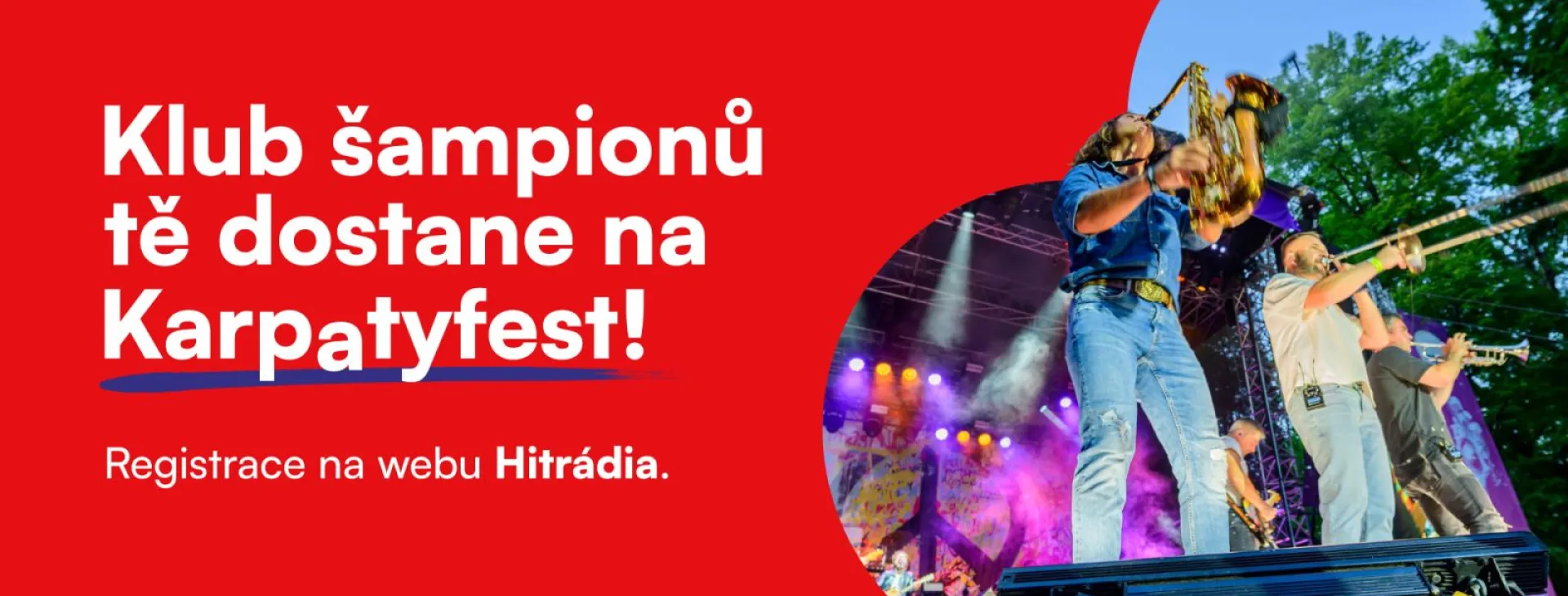 Klub šampionů tě dostane na Karpatyfest!